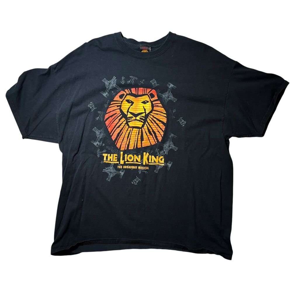 Disney The Lion King The Broadway Musical Graphic T-shirt Men 2XL‎ Short Sleeve